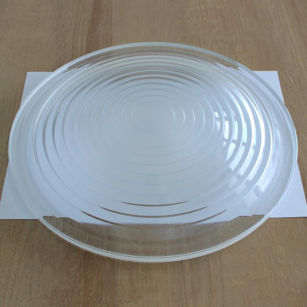 High Quality Customized Solar Concentrator Tempered Glass Lens Optical Glass Fresnel Lens