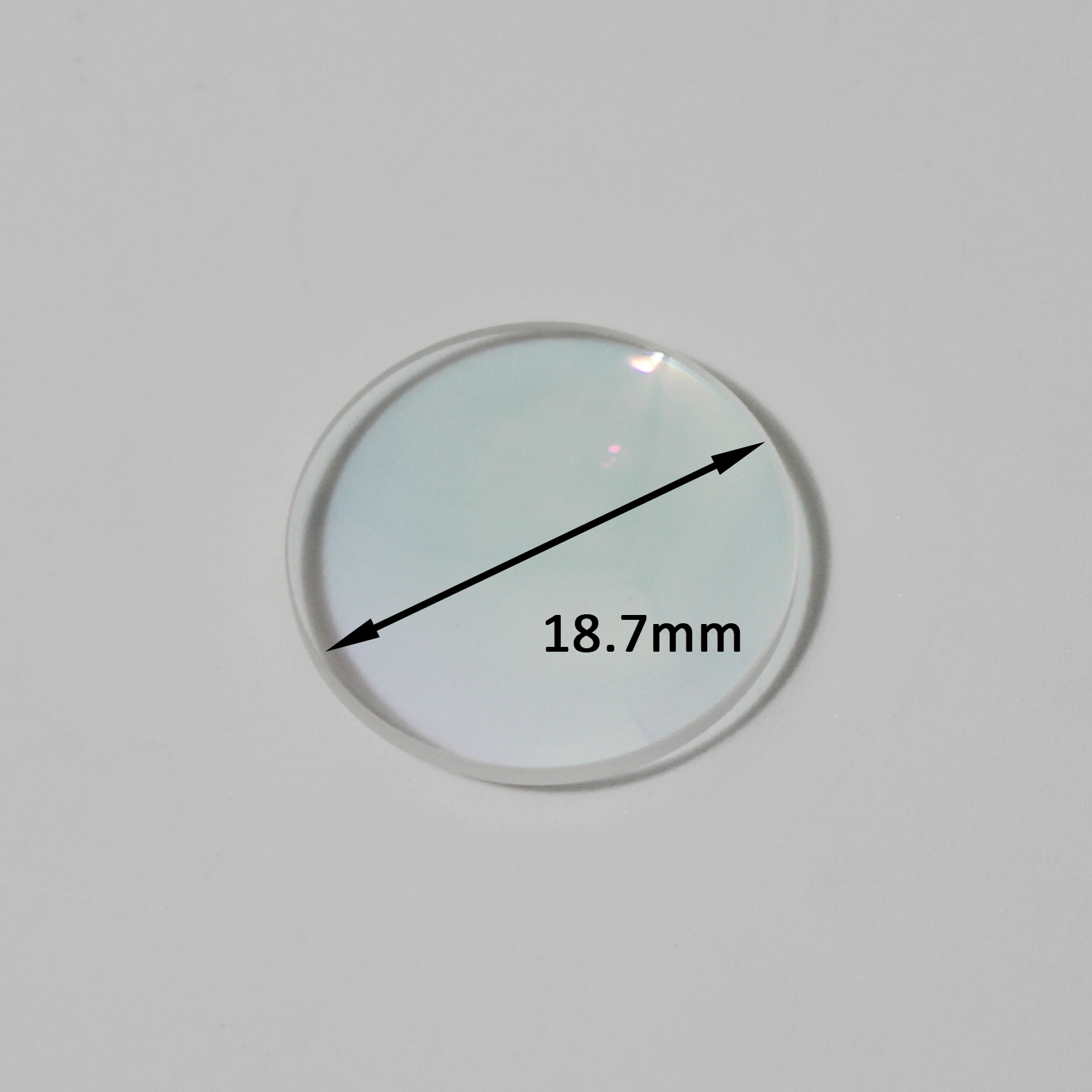 Factory Custom K9 Concave Convex Lens Diameter 18mm Centering Thickness 1mm Meniscus Lens