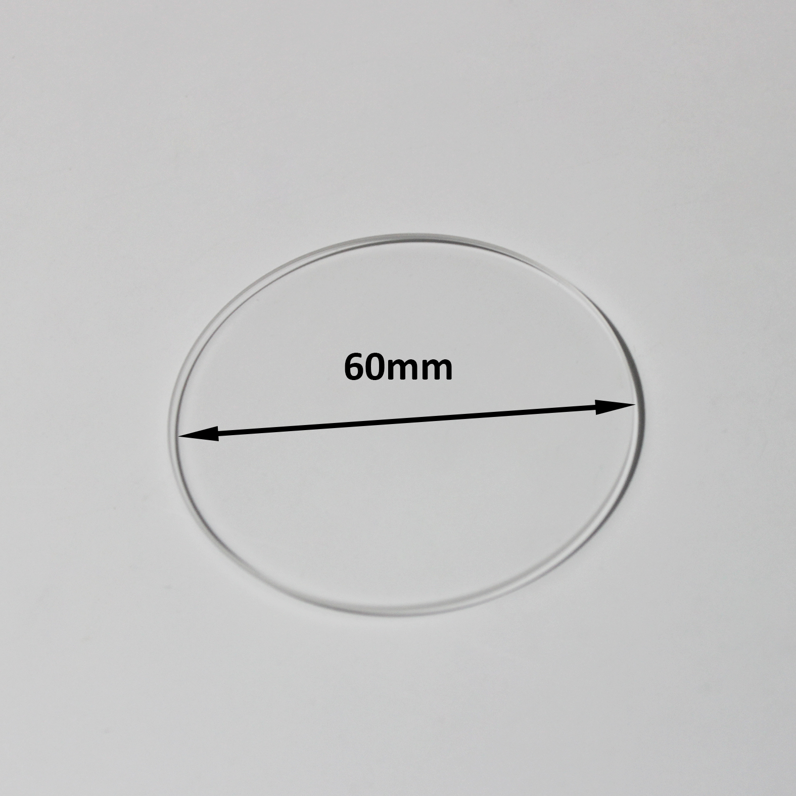 Wholesale Optical Glass K9 BK7 60mm Optical Cambered Glass Lens