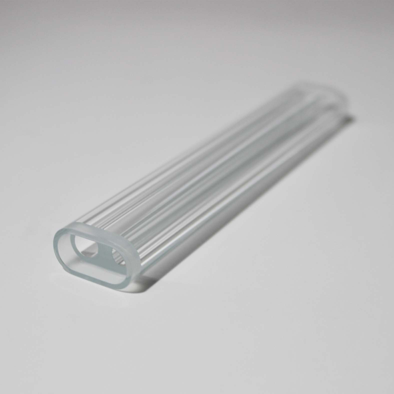 Wholesale Custom Transparent Cerium Dopping Quartz Glass Double Bores Laser Cavity