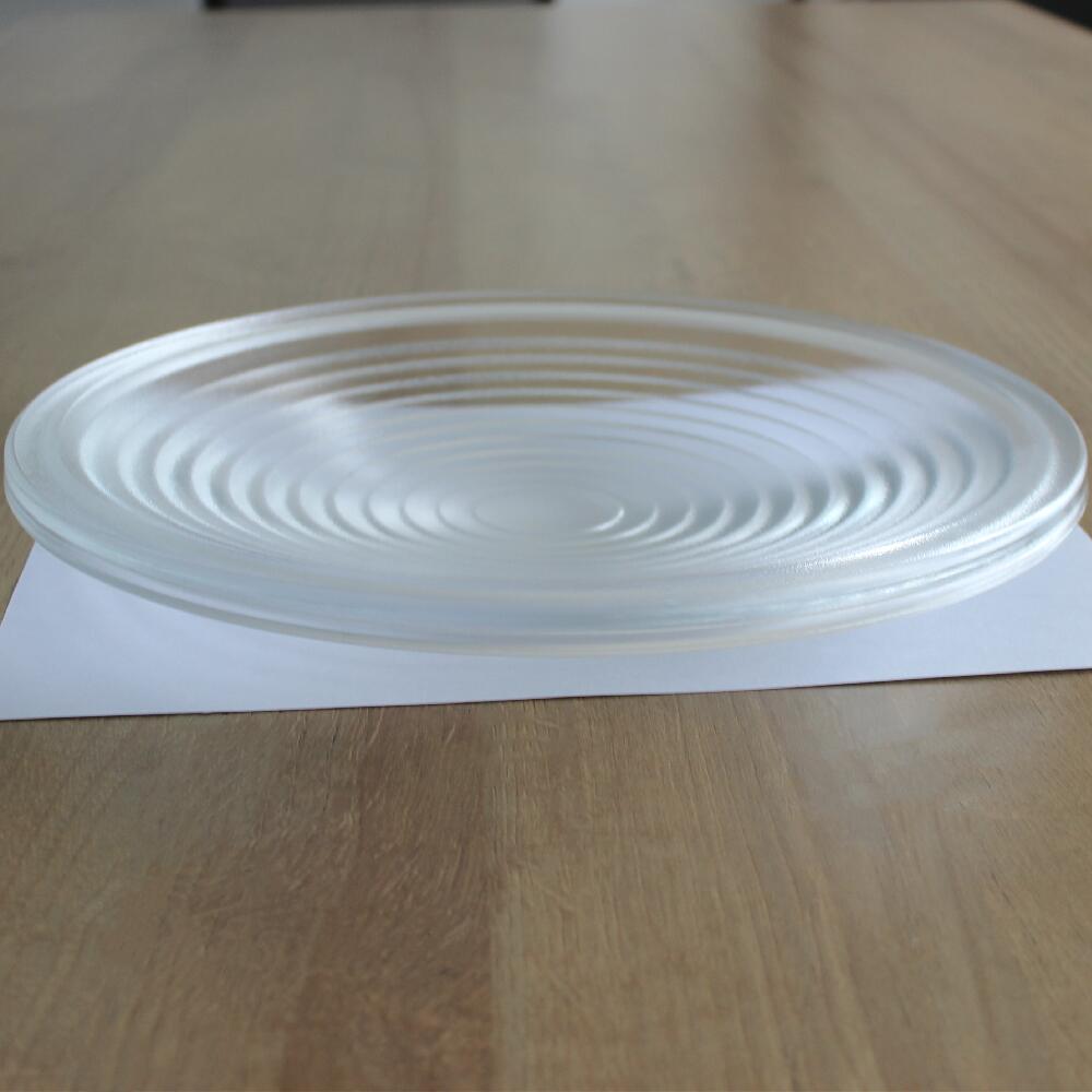 High Quality Customized Solar Concentrator Tempered Glass Lens Optical Glass Fresnel Lens